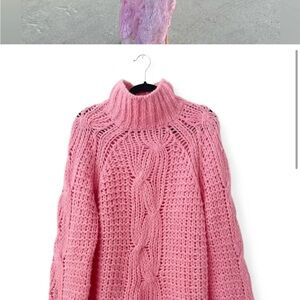 Cozy Pink Knit Sweater